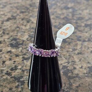 Bomb Party RBP5955 "All About Me" Lavender Topaz Cubic Zirconia Sz 6